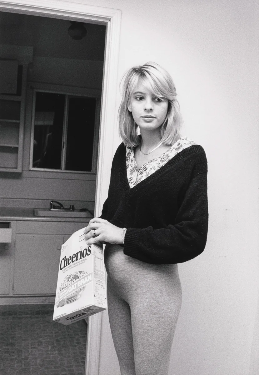 Runaway from Florida Who Stole Her Daddy's Credit Cards by Jim Goldberg, photograph, 1991