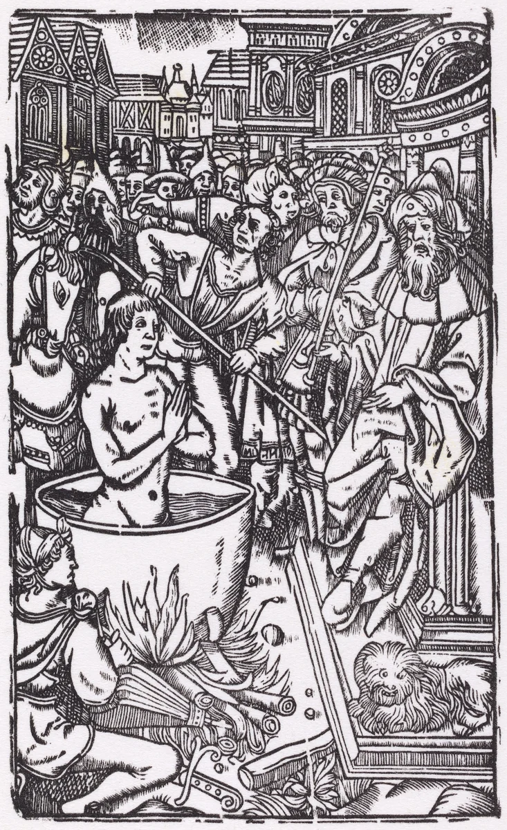 The Martyrdom of a Saint by French 16th Century, print, 1500-1599