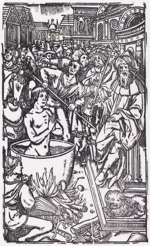 The Martyrdom of a Saint by French 16th Century, print, 1500-1599