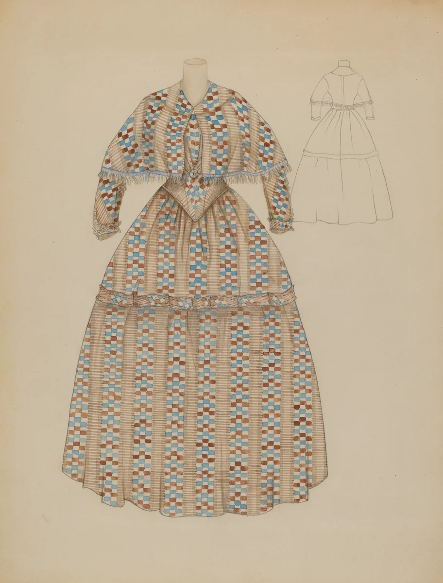 Dress by Nancy Crimi, index of american design, 1937