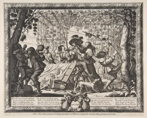 Autumn by Abraham Bosse, print, 1632-1642
