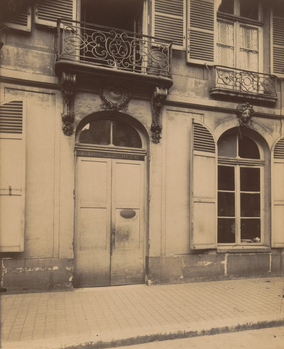 Hôtel de Montmorency 5 rue de Montmorency by Eugène Atget, photograph, 1912