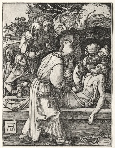 Small Passion: The Deposition by Albrecht Dürer, print, 1509-1510
