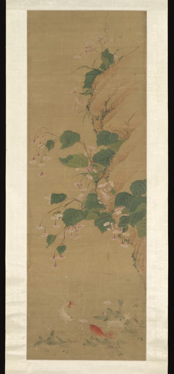 Flowering Branches by Yu Xing, painting, 1736-1795
