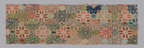 Panel by Han-Chinese, textile, 1875-1900