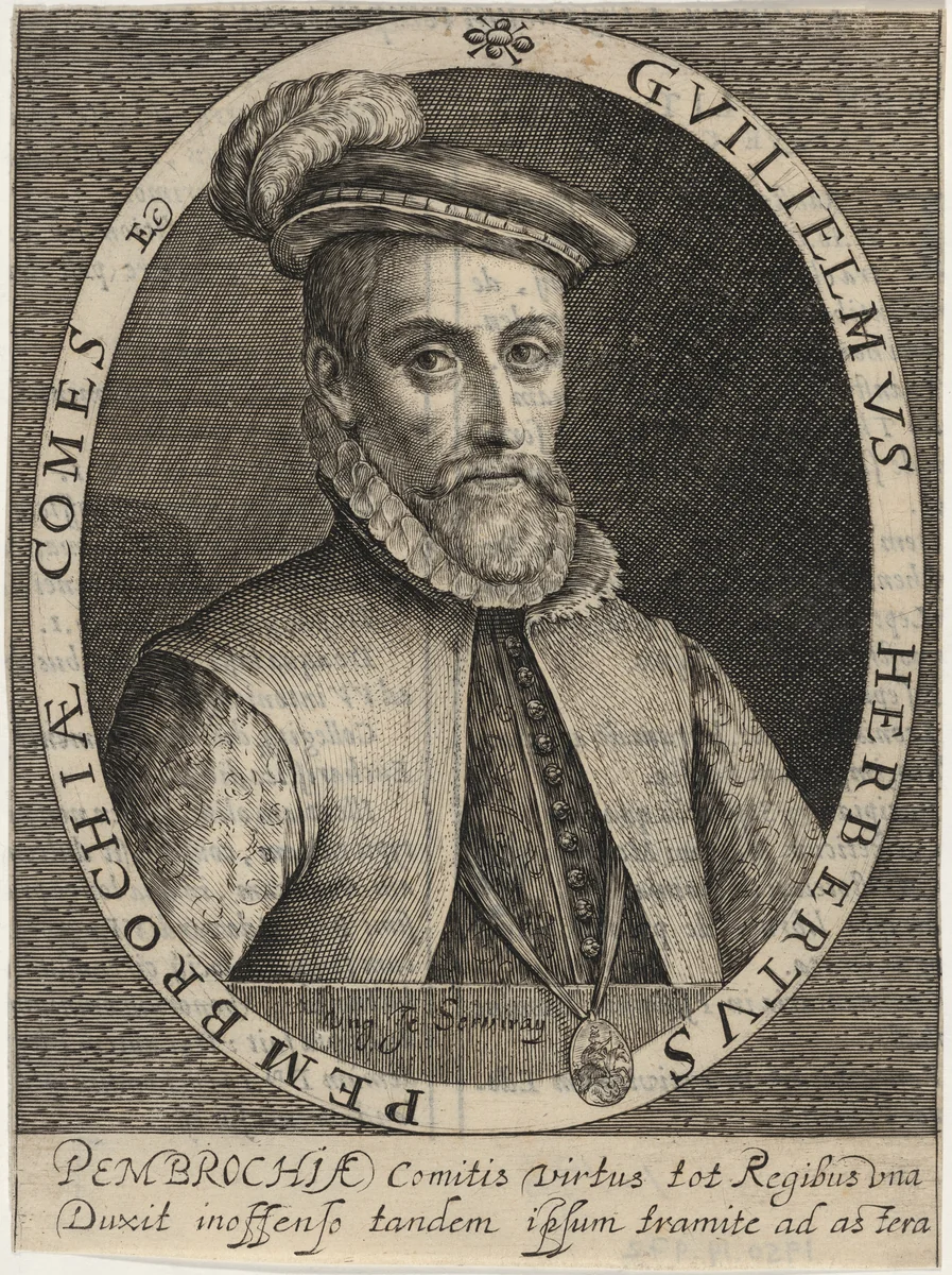 William Herbert, First Earl of Pembroke by Magdalena van de Passe
Willem de Passe, print, 1620