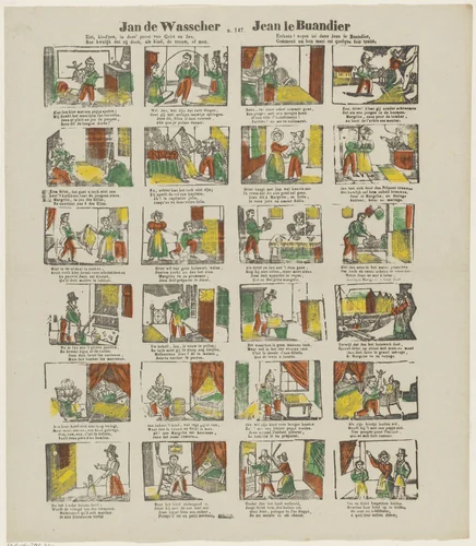 Jan de Wasscher / Jean le Buandier by Glenisson & Zonen, print, 1856-1900