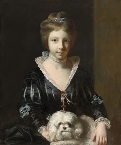 Miss Beatrix Lister by Sir Joshua Reynolds, painting, 1765