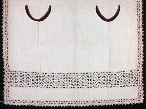 Child's Apron (Made from a Cover) by Italy, textile, 1875-1900