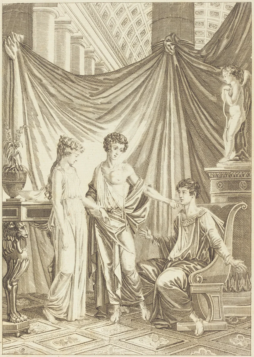Les deux amis by French 18th Century, print, 1700-1799