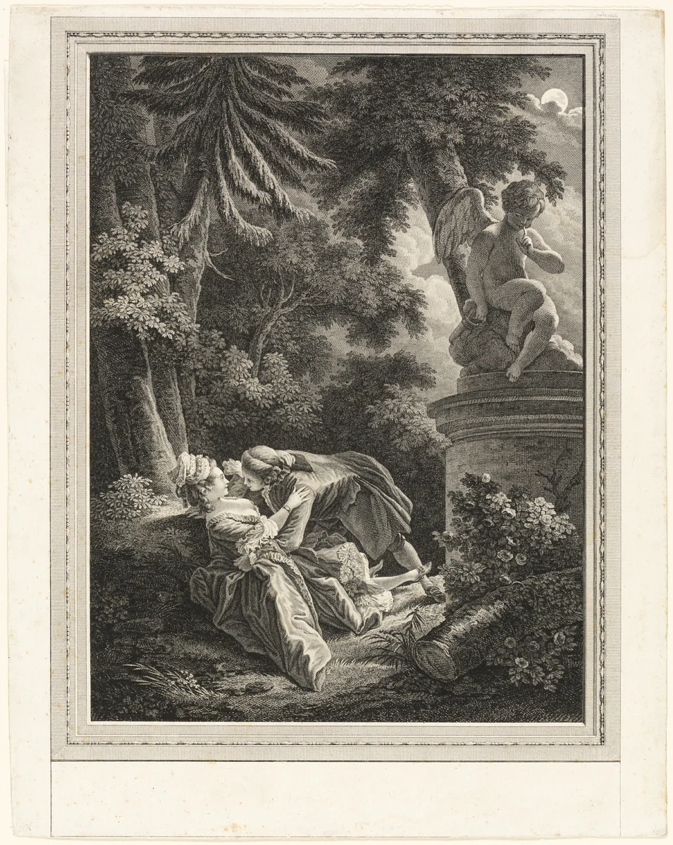 Night by Emmanuel Jean Nepomucene de Ghendt, print, 1767