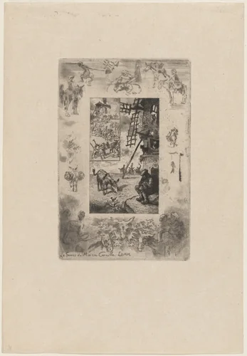 Le Secret du Maîtres Cornille by Félix-Hilaire Buhot, print, 1847-1898