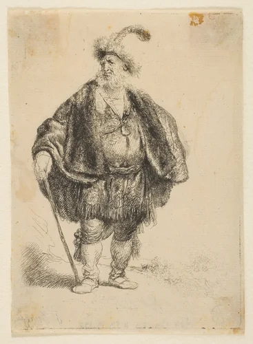 The Persian by Rembrandt van Rijn, print, 1632