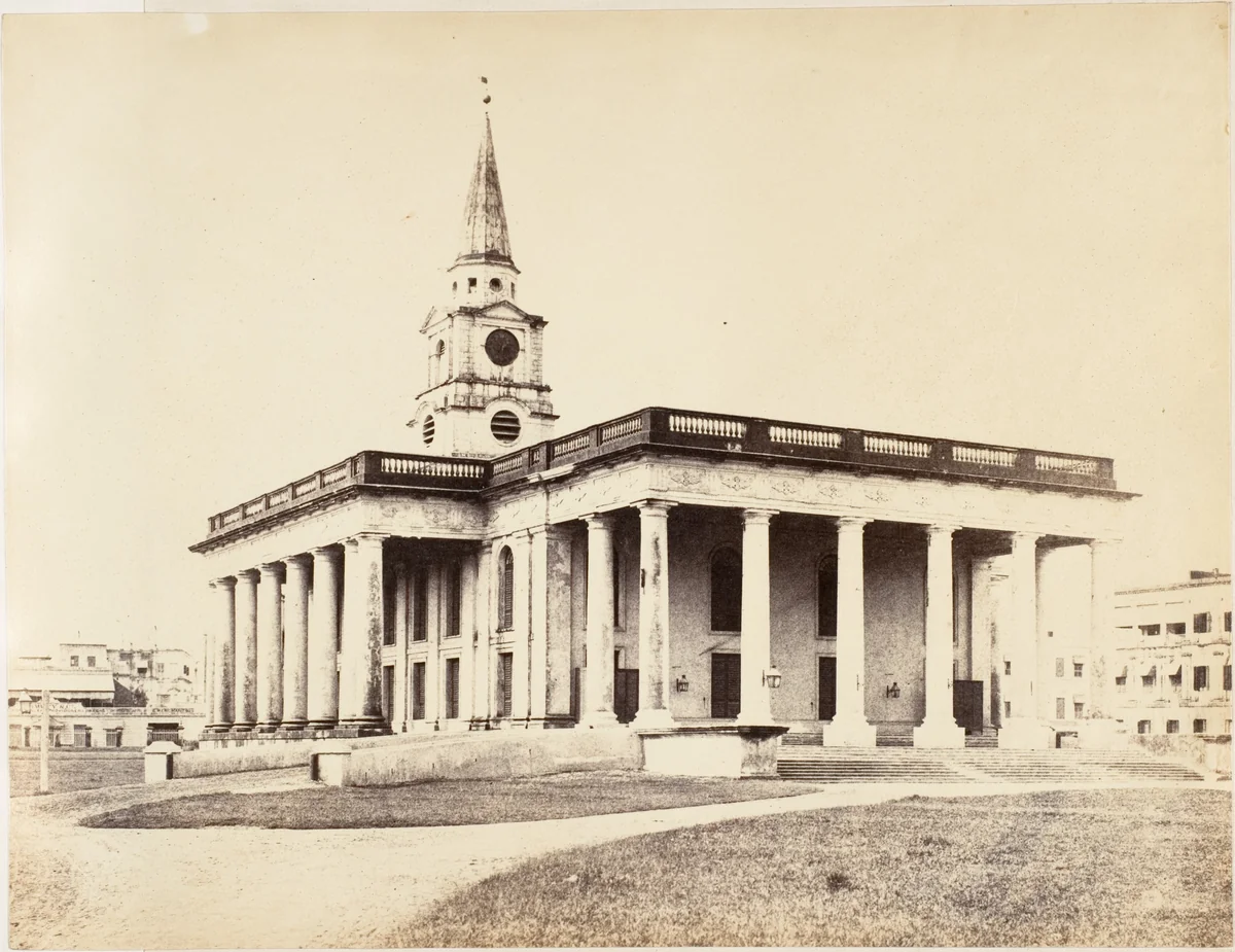 St. John's Church, Calcutta by R. B. Hill, photograph, 1850-1859