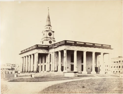 St. John's Church, Calcutta by R. B. Hill, photograph, 1850-1859