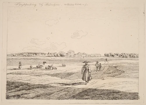 Nymphenburg by Wilhelm von Kobell, print, 1818