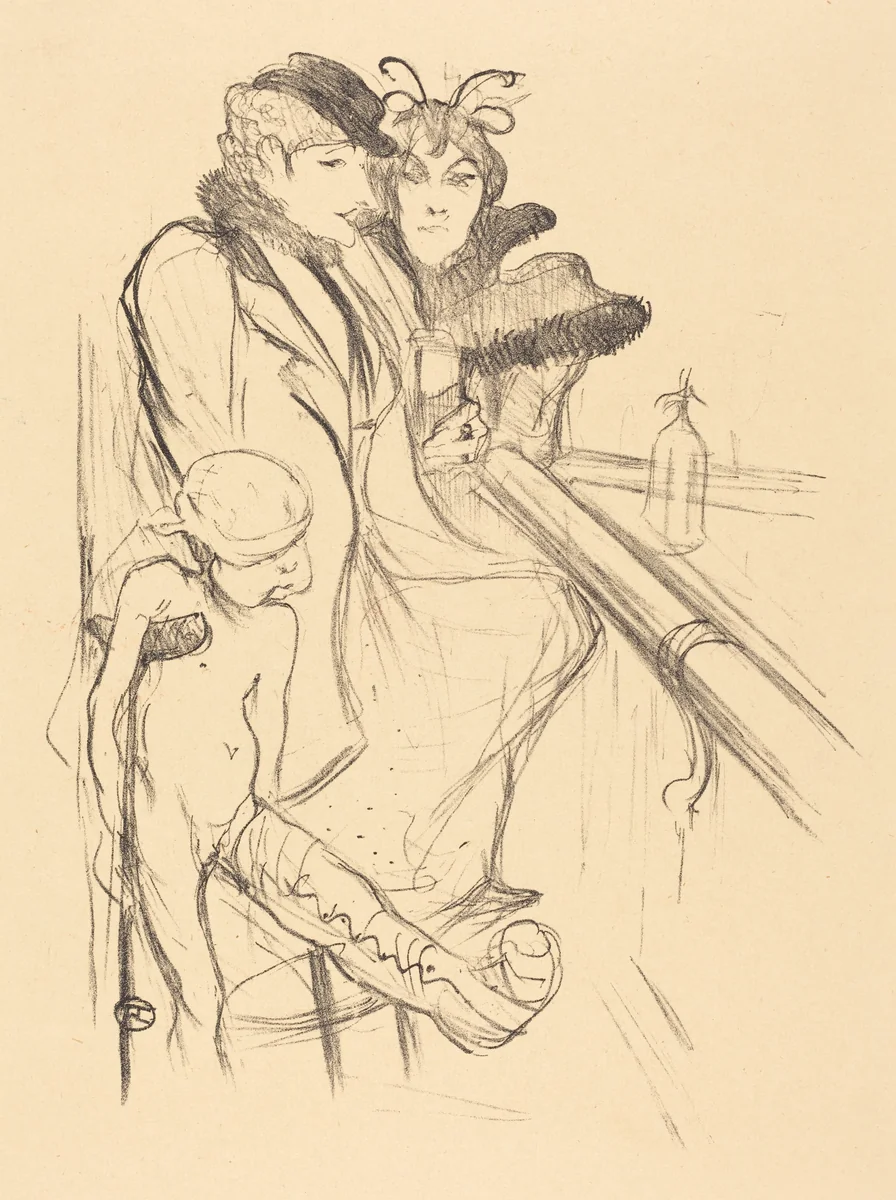 Wounded Eros (Eros vanné) by Henri de Toulouse-Lautrec, print, 1894