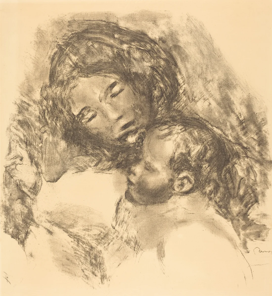 Maternity (Maternite) by Auguste Renoir, print, 1912