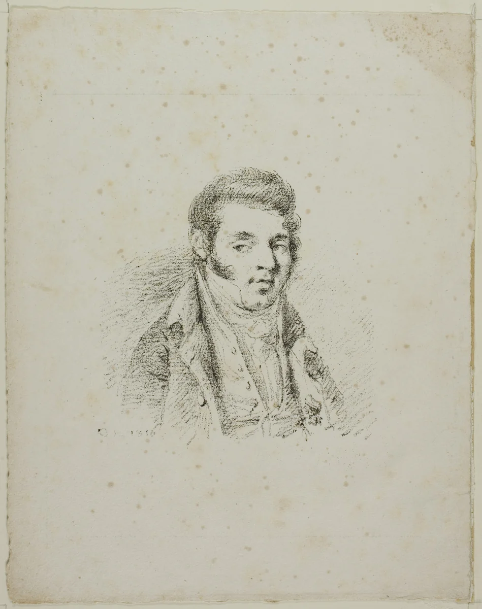 Portrait of Monsieur de Mortemart-Boisse by Dominique Vivant Denon, print, 1816