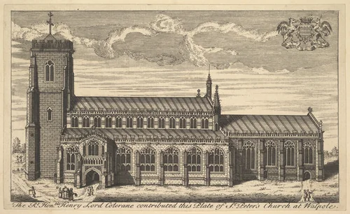 St. Peter's Church at Walpole, Norfolk by anonymous, print, 1700-1799