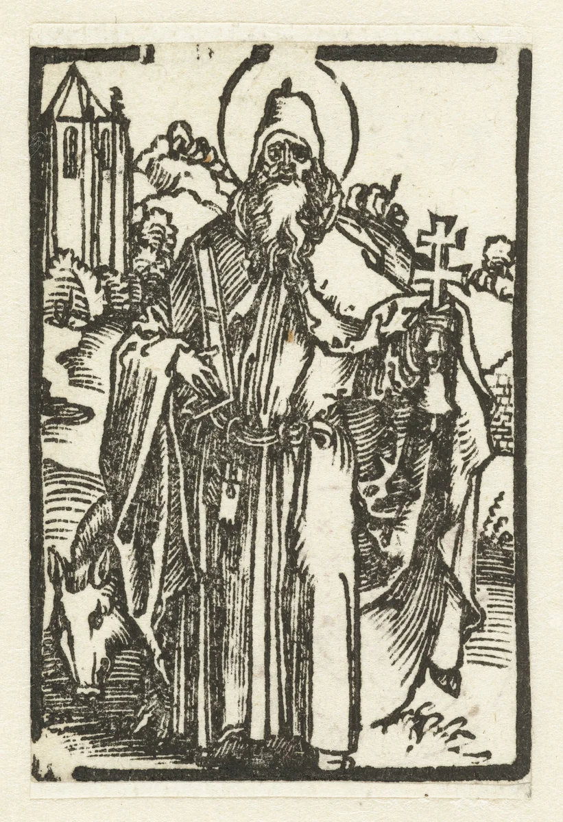 Heilige Antonius by Unknown, print, 1503