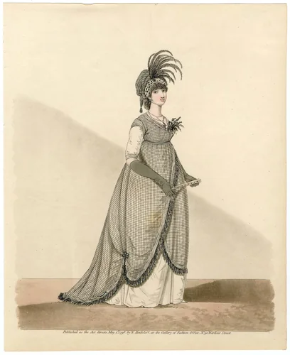 Fashion plate by Nicolaus Heideloff, artwork, 1798