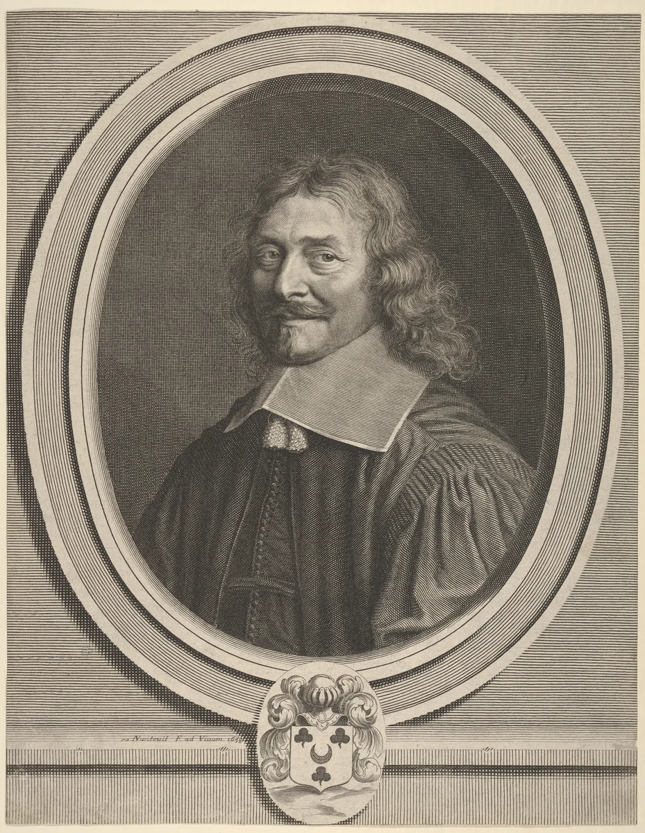 Simon Dreux d'Aubray by Robert Nanteuil, print, 1658
