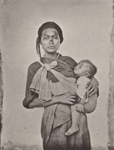 Mode of Carrying Child by John Thomson, photograph, 1873