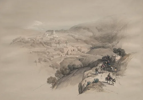 Bethany by David Roberts, print, 1839