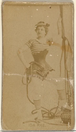 Ida Rae, from the Actors and Actresses series (N145-8) issued by Duke Sons & Co. to promote Duke Cigarettes by W. Duke, Sons & Co., photograph, 1890-1895