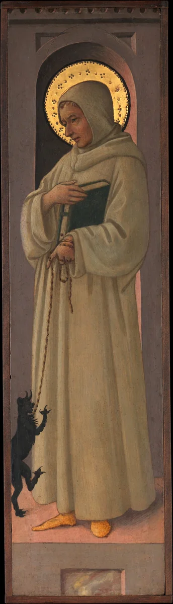 Saint Bernard of Clairvaux by Fra Filippo Lippi, painting, 1444-1472