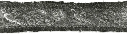 Fragment (Border) by Iran, textile, 1701-1800