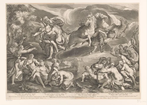 Roof van Proserpina by Unknown, print, 1589-1608