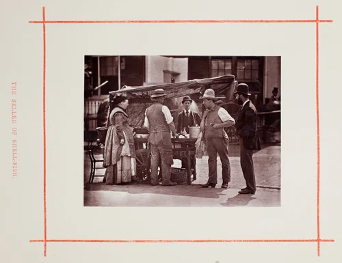 The Seller of Shell-Fish by John Thomson, photograph, 1877