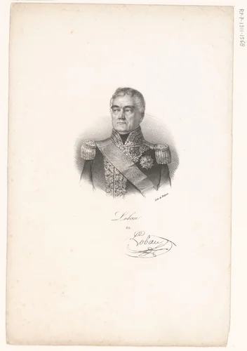 Portret van Georges Mouton, graaf van Lobau by anonymous, print, 1818-1842