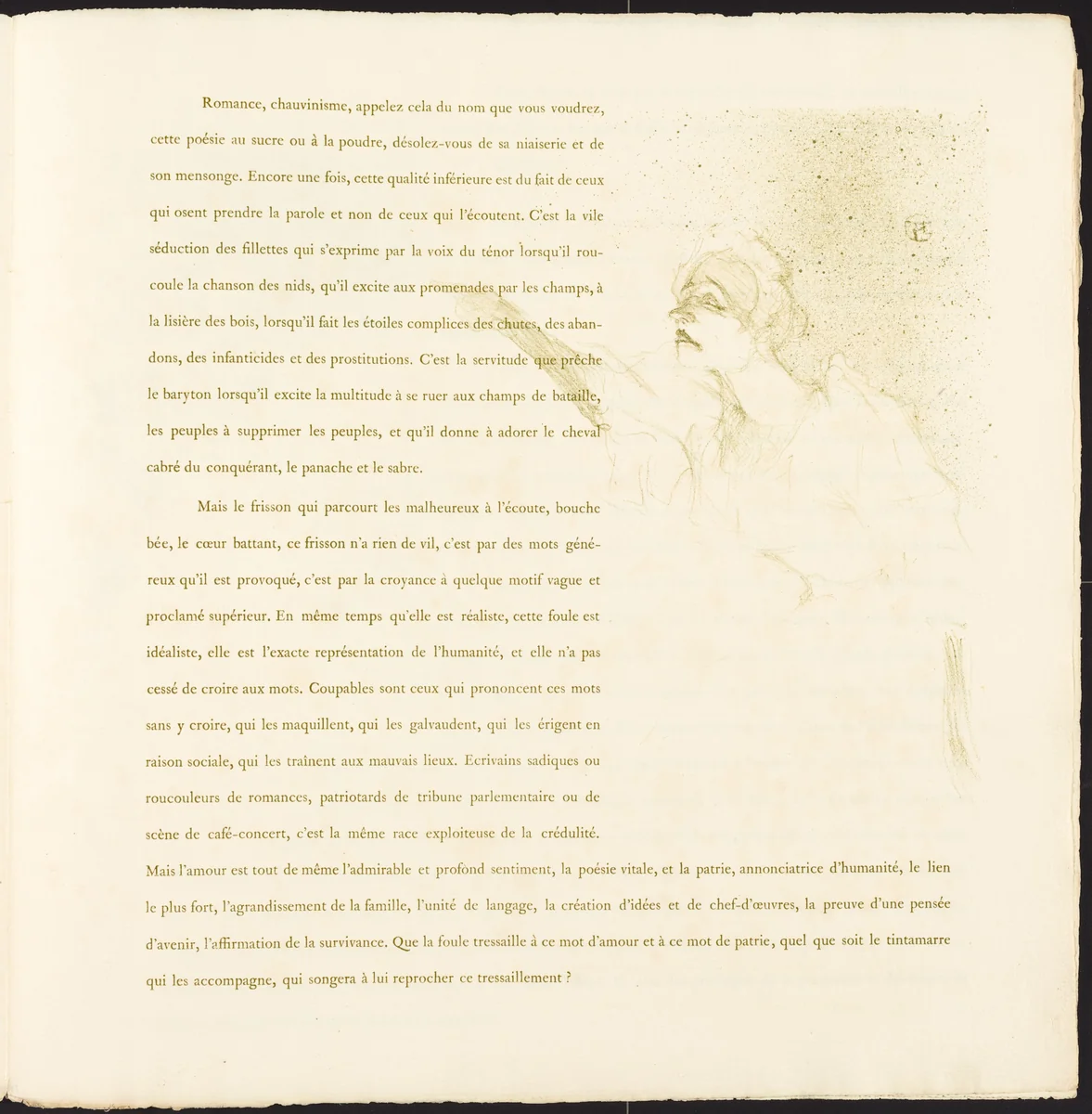 Yvette Guilbert by Henri de Toulouse-Lautrec, portfolio, 1894
