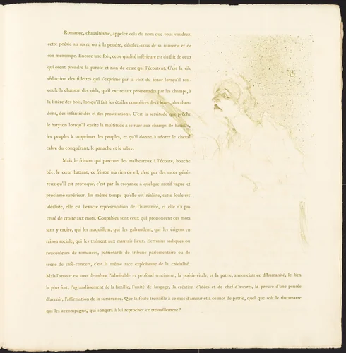 Yvette Guilbert by Henri de Toulouse-Lautrec, portfolio, 1894