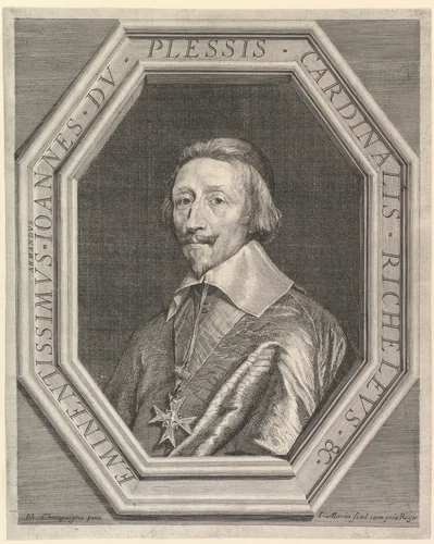 Cardinal de Richelieu by Jean Morin, print, 1605-1650