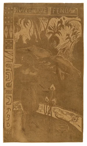 Nave nave fenua (Delightful Land), from the Noa Noa Suite by Paul Gauguin, print, 1893-1894