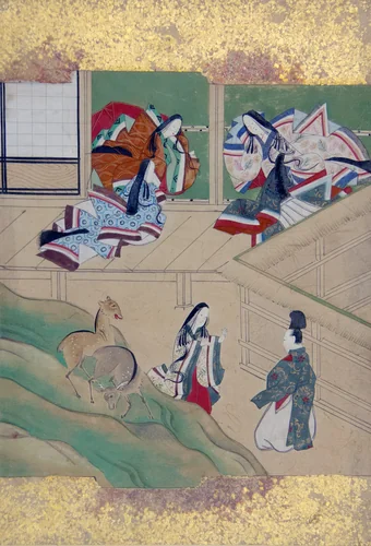 Scenes from Tales of Ise (Ise monogatari) by Tosa School, painting, 1771-1799