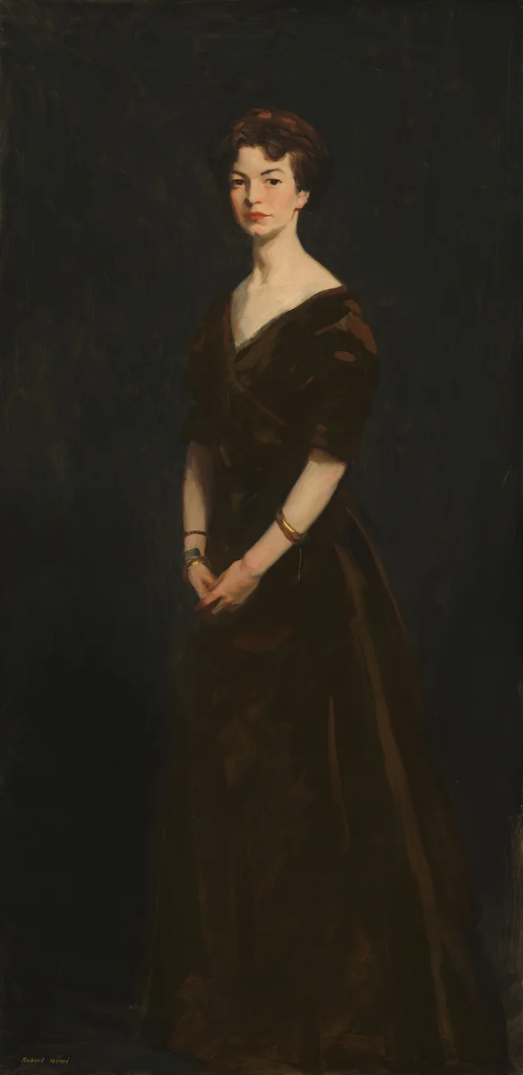 Edith Reynolds by Robert Henri, painting, 1908
