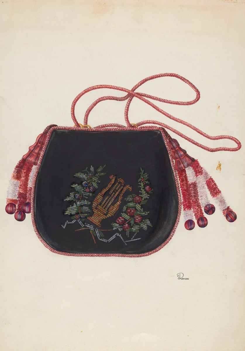 Handbag by Josephine C. Romano, index of american design, 1938