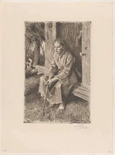 Vallkulla by Anders Zorn, print, 1912