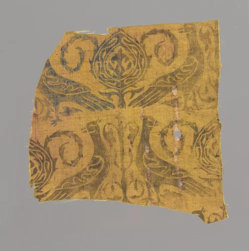 Fragment by Central Europe, textile, 1860