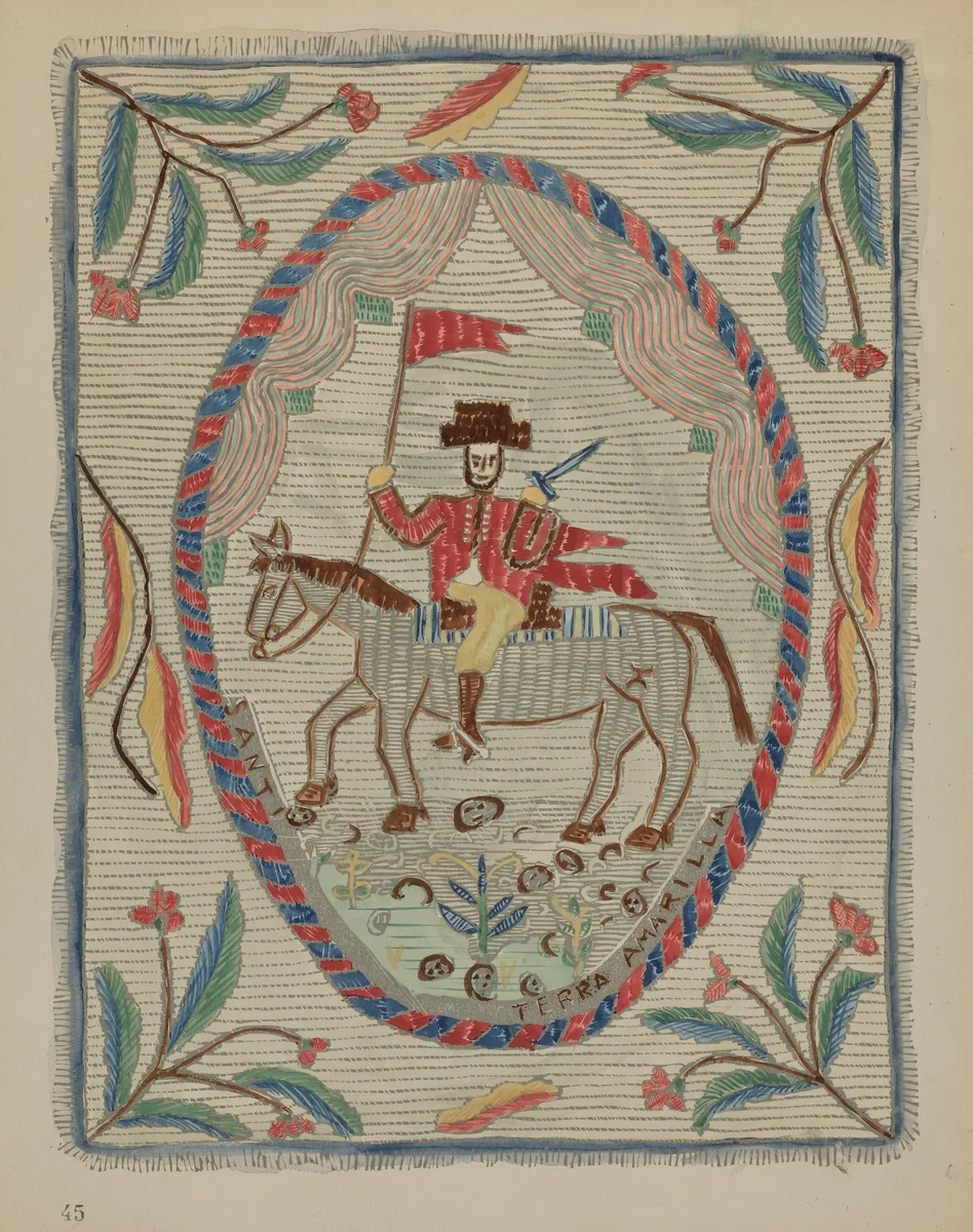 Bedspread by American 20th Century, index of american design, 1935-1942