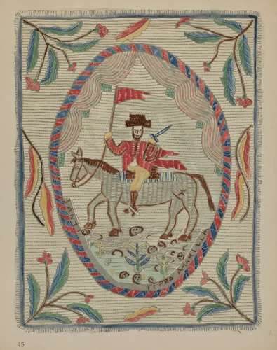 Bedspread by American 20th Century, index of american design, 1935-1942