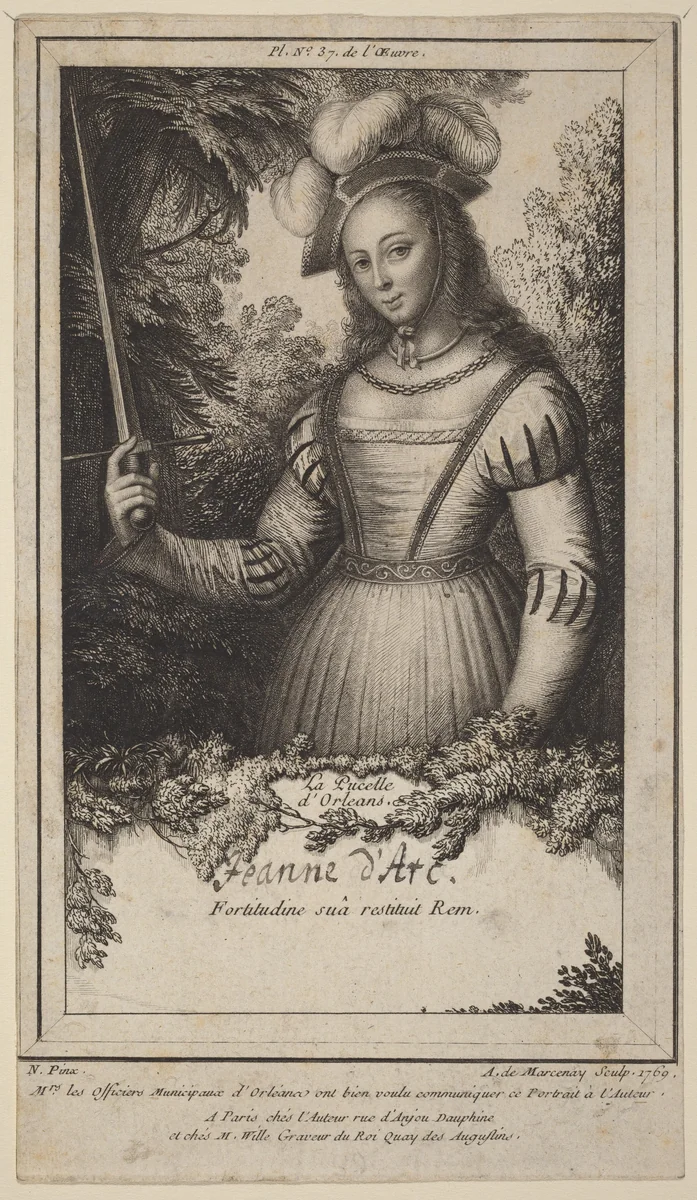 Jeanne d'Arc: La Pucelle d'Orléans by Antoine de Marcenay de Ghuy
Lucas Cranach the Elder, print, 1769