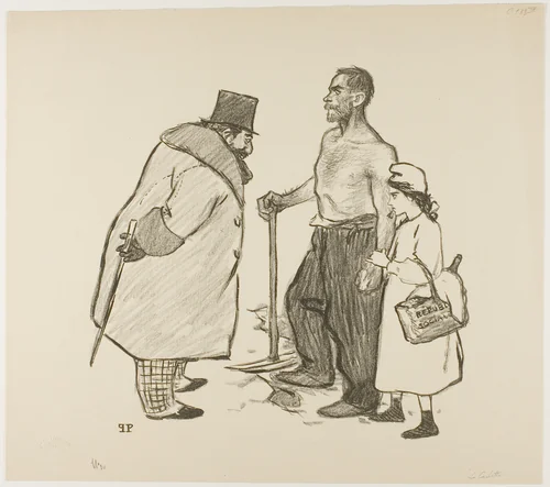 The Youngest Daughter by Théophile Alexandre Steinlen, print, 1894