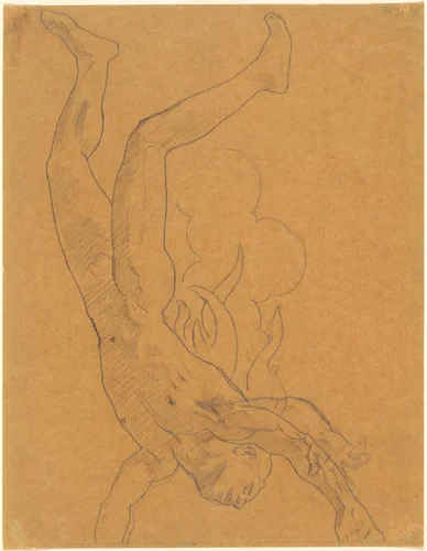 Study for "Phaethon" by John Singer Sargent, drawing, 1922-1925