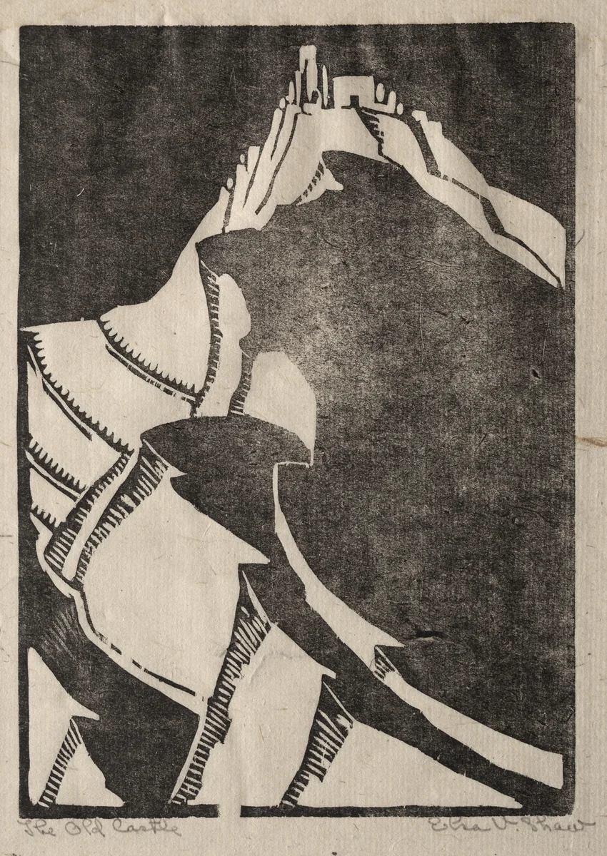 The Old Castle by Elsa Vick Shaw, print